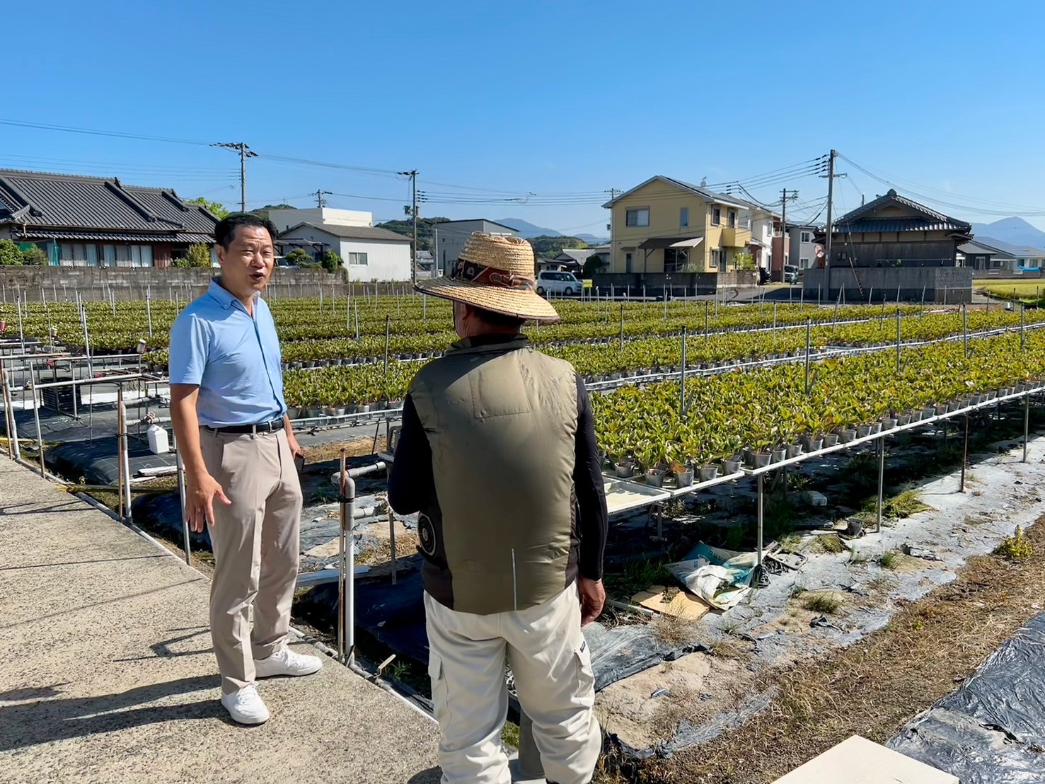 上富田町での対話会や挨拶回り1