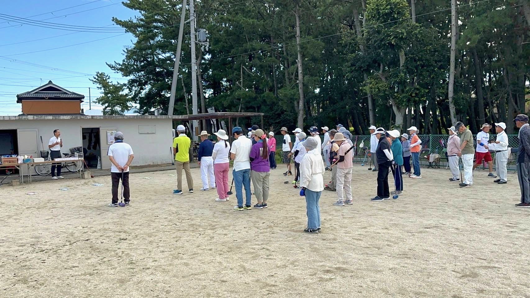 美浜町グラウンドゴルフ大会でご挨拶0